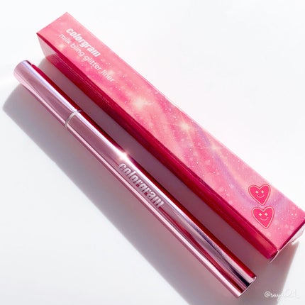 ミルクブリングリッターライナー/Colorgram/リキッドアイライナーを使ったクチコミ(2枚目)