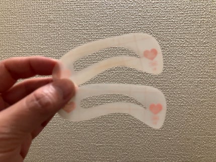 アイブロウテンプレート/セリア/その他アイブロウを使ったクチコミ(1枚目)