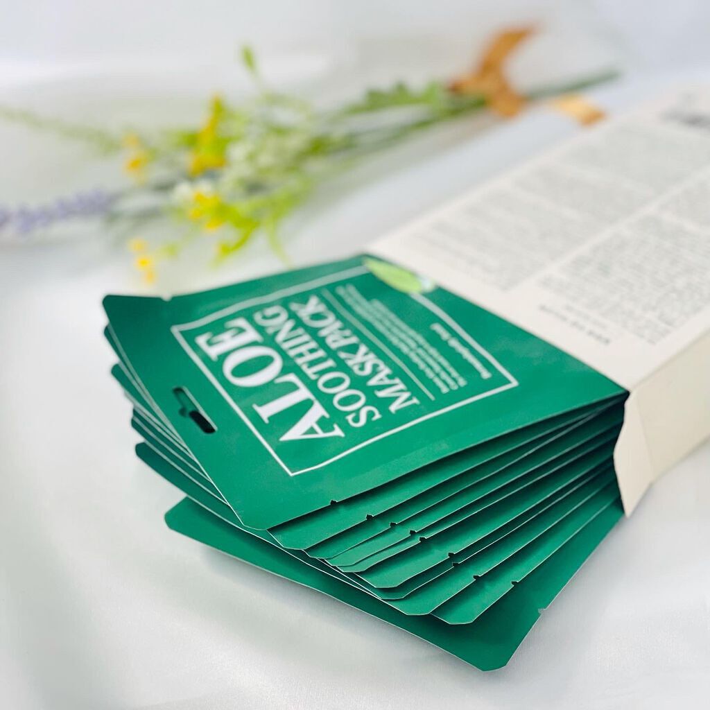 アロエスージングマスクパック/BENTON/シートマスク・パックを使ったクチコミ（2枚目）