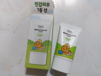 グリーンマイルドアップサンプラス/Dr.G/日焼け止めクリームを使ったクチコミ(4枚目)