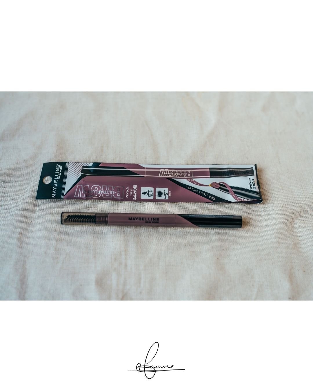 ファッションブロウ パウダーインペンシル N PR-0 アッシュラベンダー/MAYBELLINE NEW YORK/アイブロウペンシルを使ったクチコミ（2枚目）