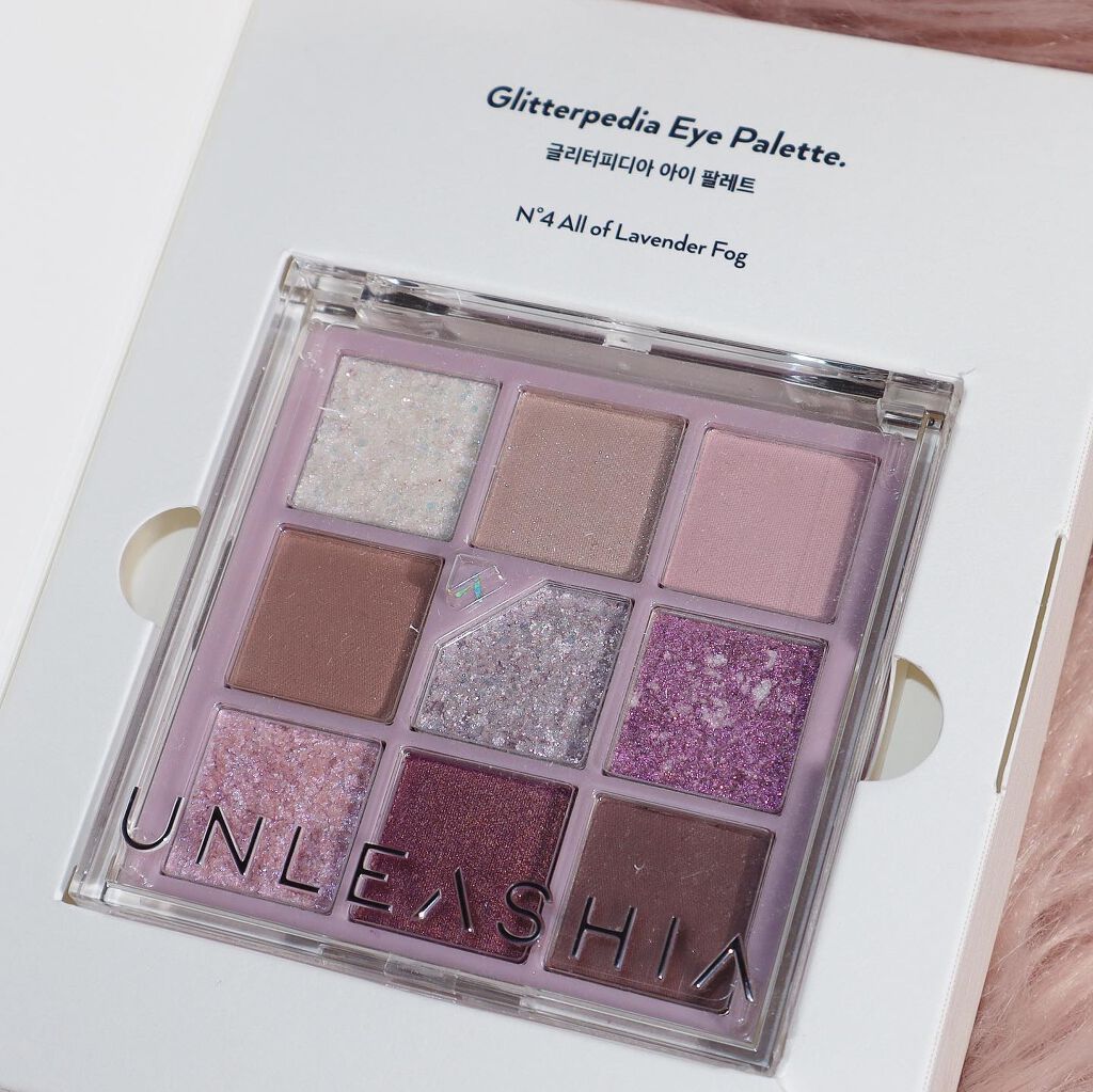 グリッターペディアアイパレット/unleashia/アイシャドウパレットを使ったクチコミ(10枚目)