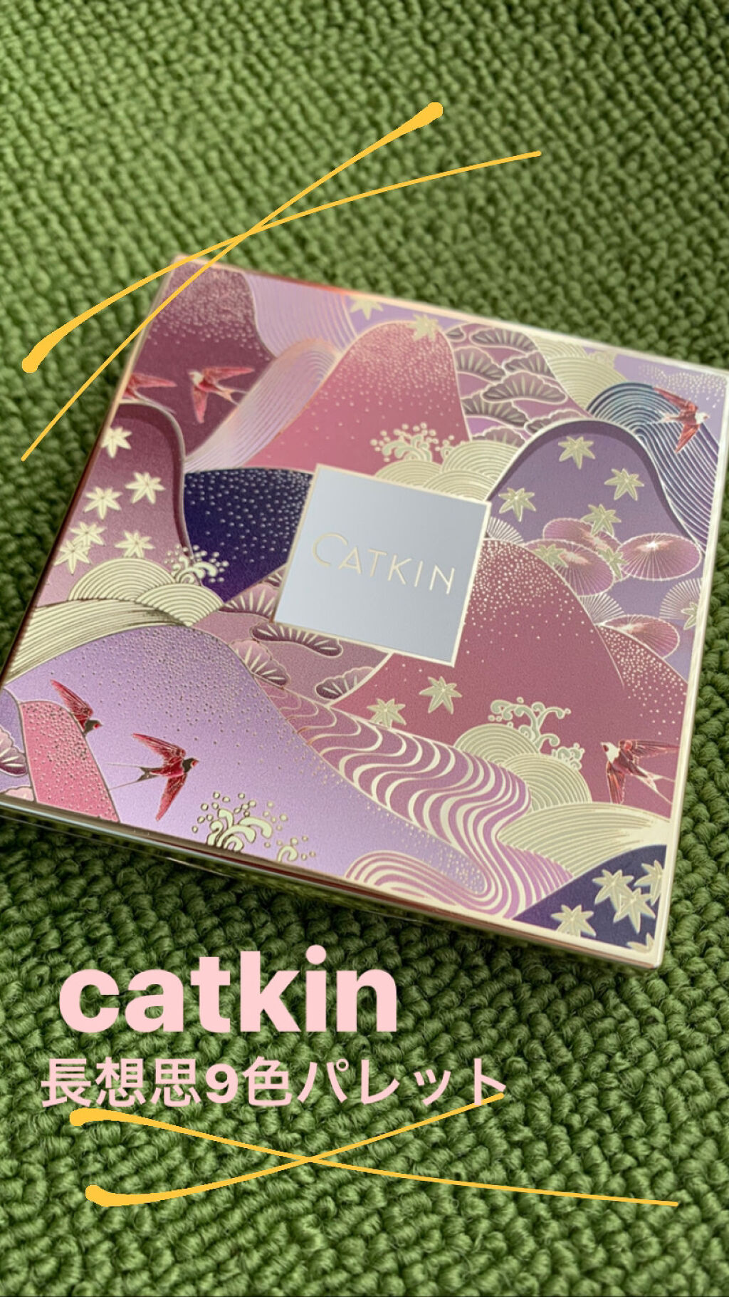 長相思シリーズ 9色アイシャドウパレット/CATKIN/アイシャドウパレットを使ったクチコミ（1枚目）