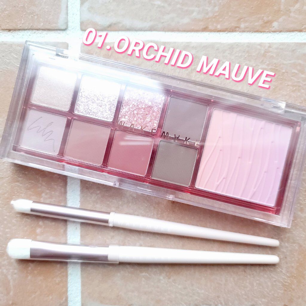 ミックスブラーリングアイパレット/wakemake/マルチパレットを使ったクチコミ（3枚目）