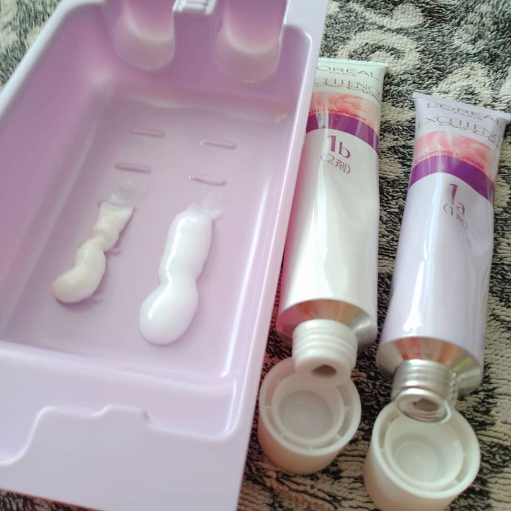 エクセランス ヘアカラー/ロレアル パリ/ヘアカラーを使ったクチコミ（1枚目）