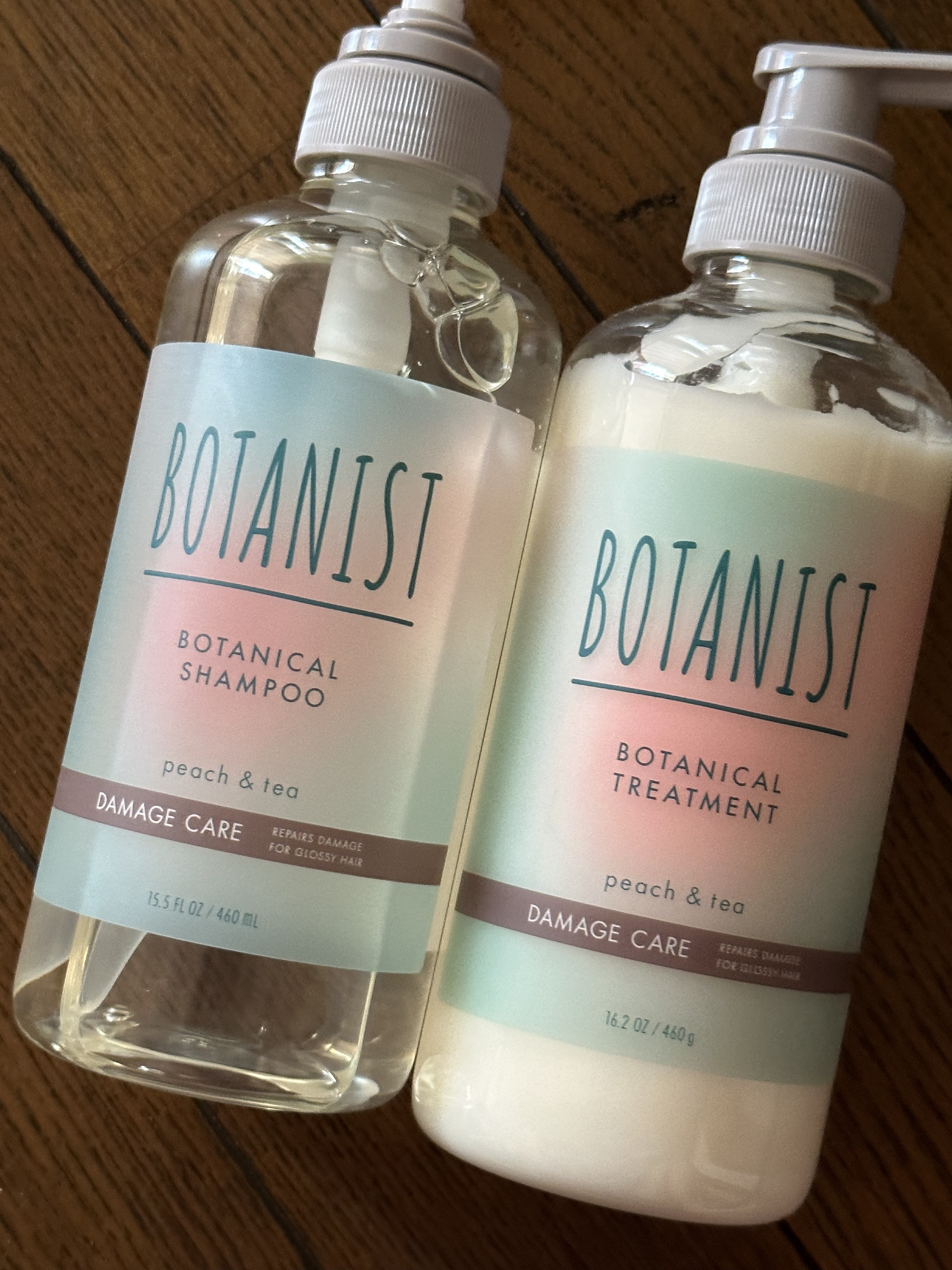 ボタニカルシャンプー・トリートメント アイスピーチティーの香り ダメージケア セット/BOTANIST/市販シャンプーを使ったクチコミ（1枚目）