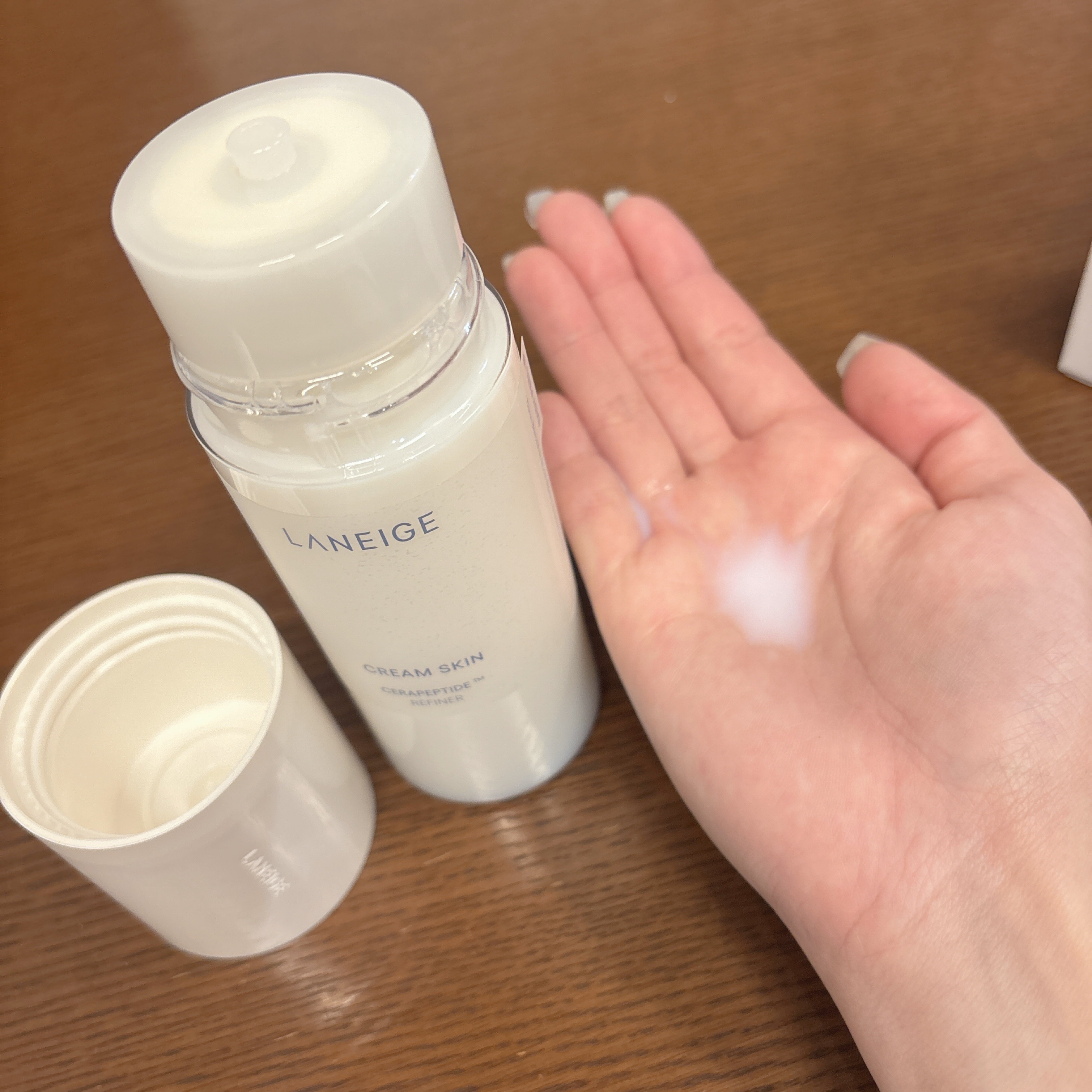 クリームスキン ローション/LANEIGE/化粧水を使ったクチコミ（3枚目）