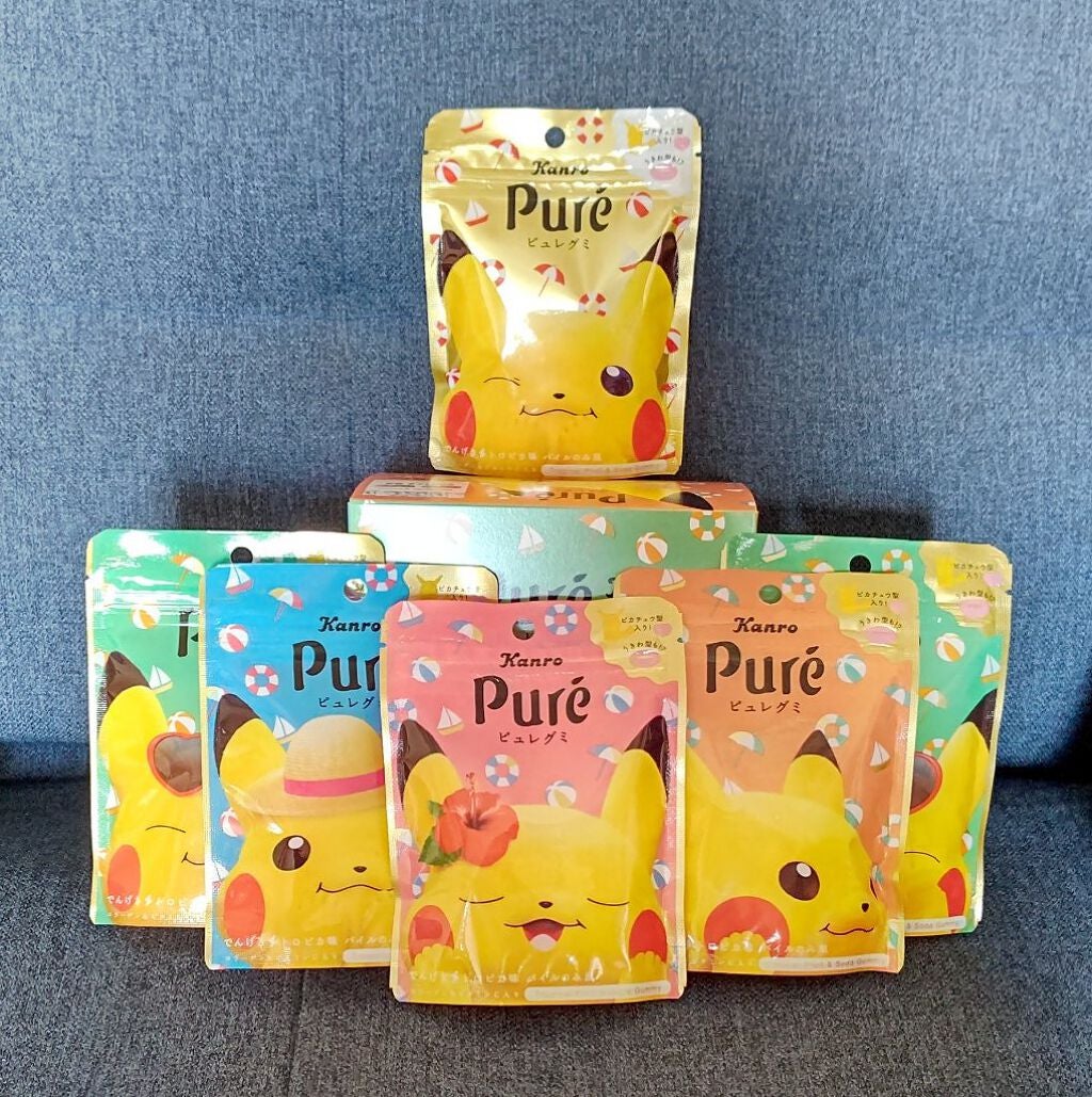 ピュレグミポケモン でんげきトロピカ味パイルのみ風/カンロ/食品を使ったクチコミ(1枚目)