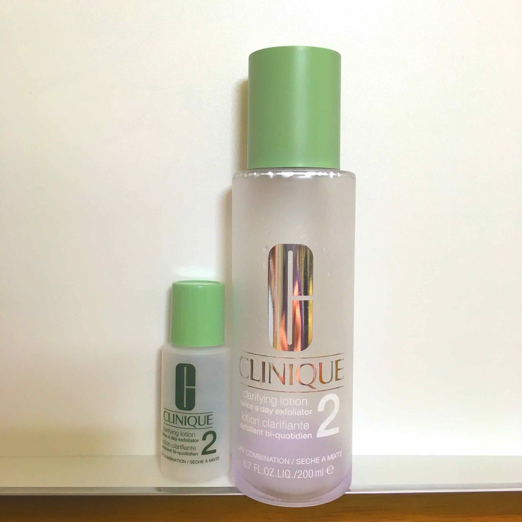 クラリファイング ローション 2/CLINIQUE/拭き取り化粧水を使ったクチコミ（1枚目）