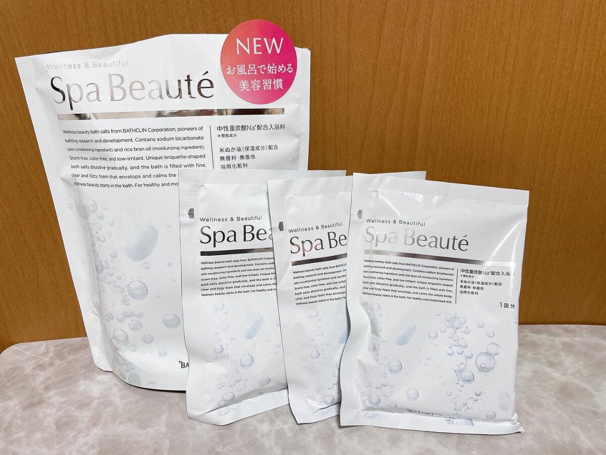 spa beaute/バスクリン/炭酸系入浴剤を使ったクチコミ（3枚目）