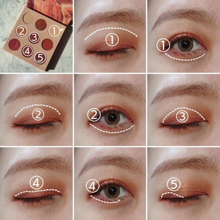 Rock On /ColourPop/アイシャドウパレットを使ったクチコミ(4枚目)