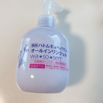 薬用ハトムギ&ヘパリンオールインワンジェル/wa*so*sen/オールインワン化粧品を使ったクチコミ(1枚目)