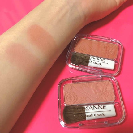 ナチュラル チークN/CEZANNE/パウダーチークを使ったクチコミ(2枚目)