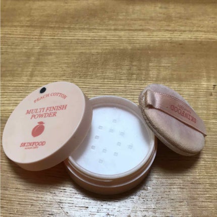ピーチコットン マルチフィニッシュパウダー/SKINFOOD/ルースパウダーを使ったクチコミ(1枚目)
