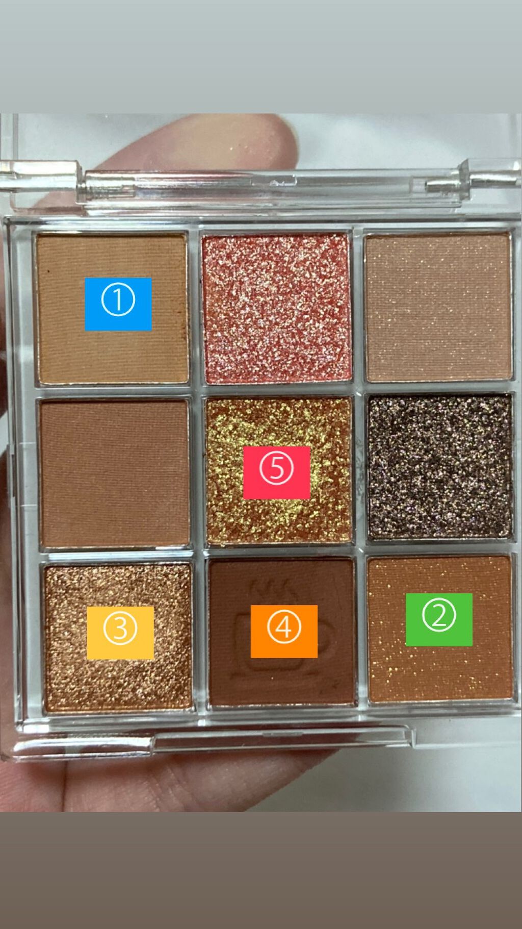 9色アイシャドウパレット/jill leen./アイシャドウパレットを使ったクチコミ（2枚目）