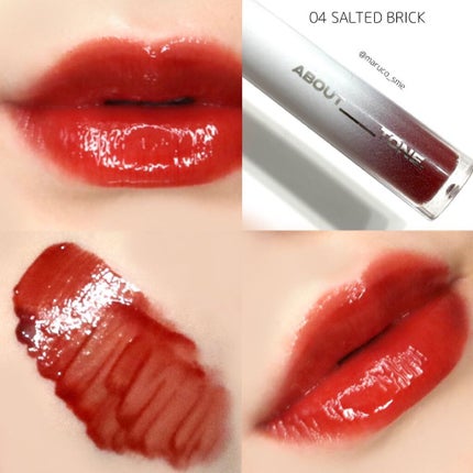 GO CRAZY DEWY LIPS/ABOUT TONE/リップグロスを使ったクチコミ(7枚目)