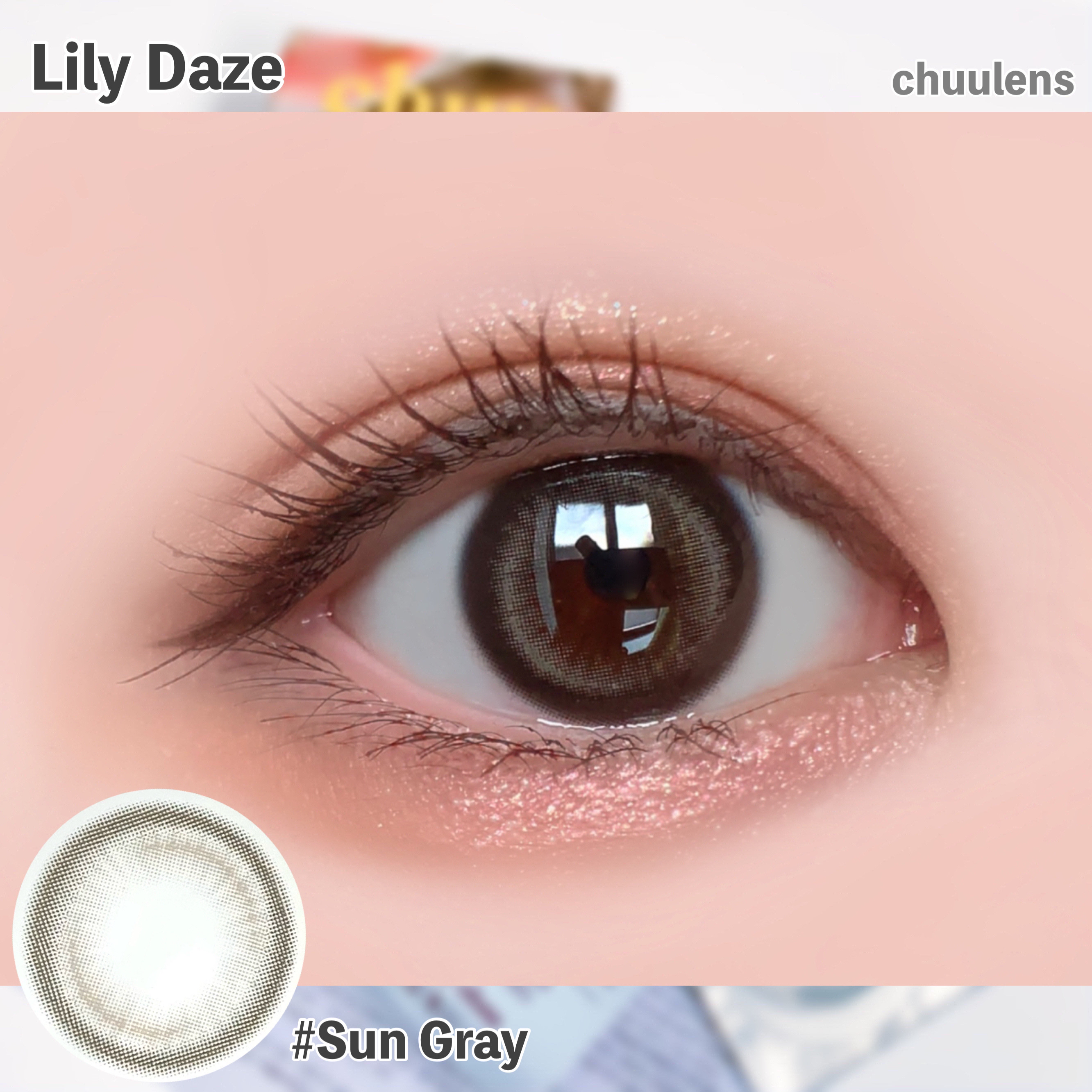 Lily Daze/chuu LENS/ワンデー（１DAY）カラコンを使ったクチコミ（3枚目）