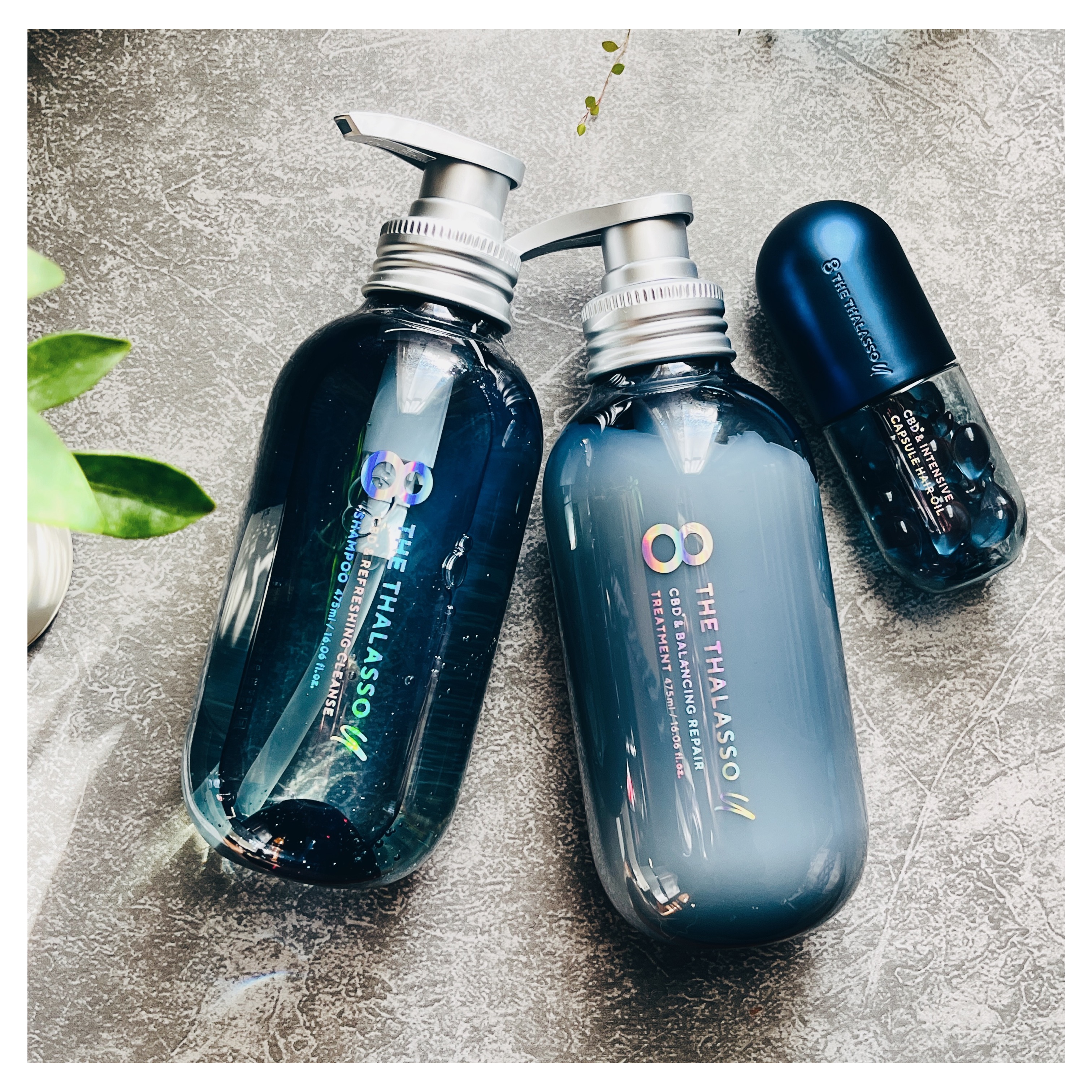 エイトザタラソ ユー CBD＆リフレッシング クレンズ 美容液シャンプー／CBD＆バランシング ダメージリペア 美容液ヘアトリートメント/エイトザタラソ/市販シャンプーを使ったクチコミ（1枚目）