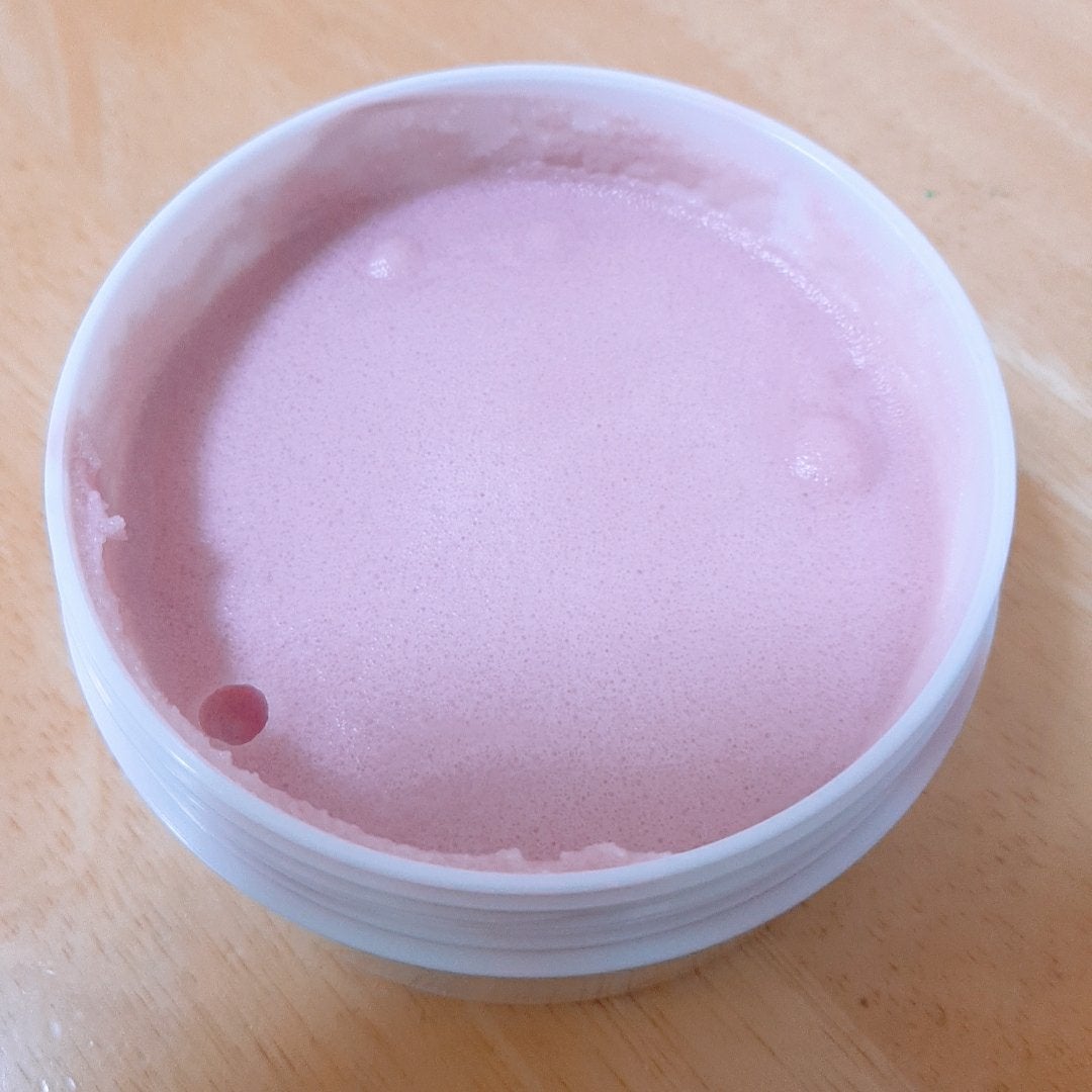 キューミースウィートボムタラソスクラブ ピオニーブーケの香り/AGARISM/ボディスクラブを使ったクチコミ(2枚目)