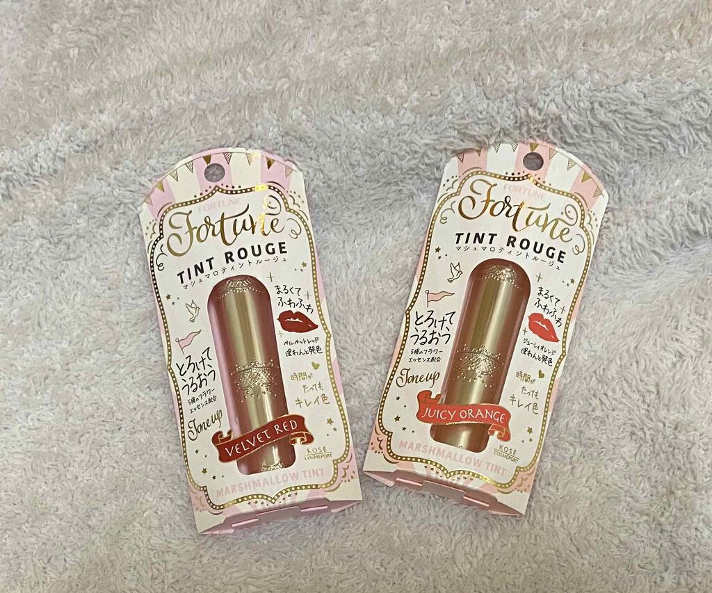 マシュマロティントルージュ/フォーチュン/リップティントを使ったクチコミ（1枚目）