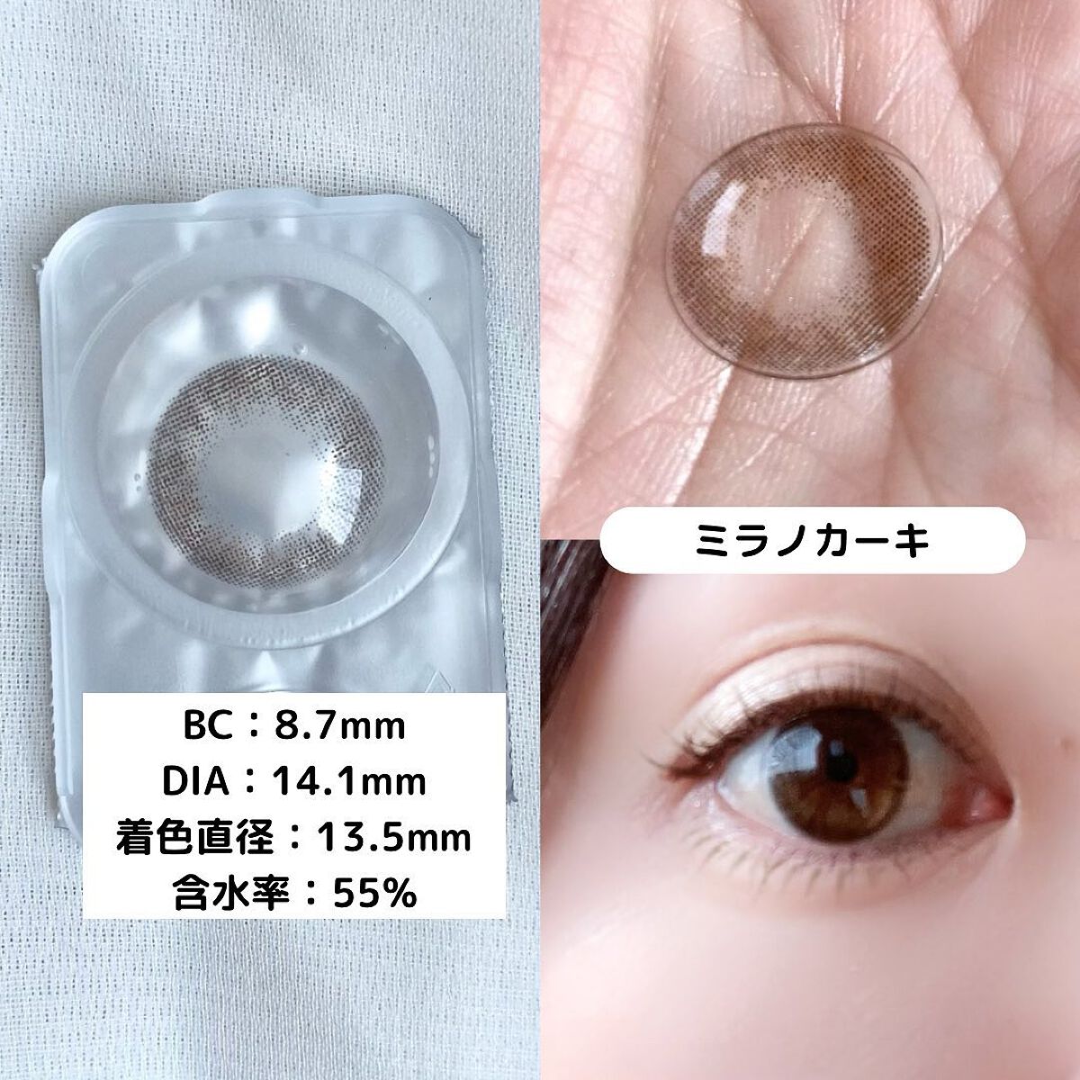 リッチスタンダード プレミアムシリーズ 1day/RICH STANDARD/ワンデー(1DAY)カラコンを使ったクチコミ(2枚目)