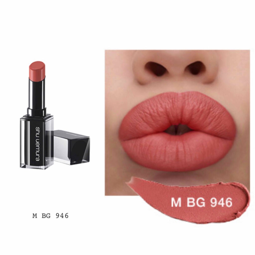 ルージュ アンリミテッド マット/shu uemura/口紅を使ったクチコミ(2枚目)