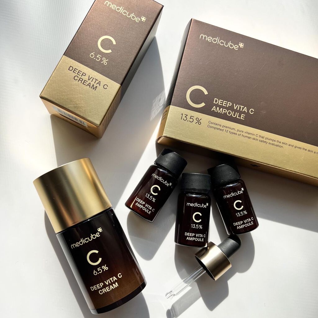 ディープビタCアンプル/MEDICUBE/美容液を使ったクチコミ（1枚目）