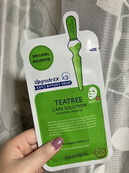 ティーツリーケアソリューション アンプルマスクJEX/MEDIHEAL/シートマスク・パックを使ったクチコミ(1枚目)