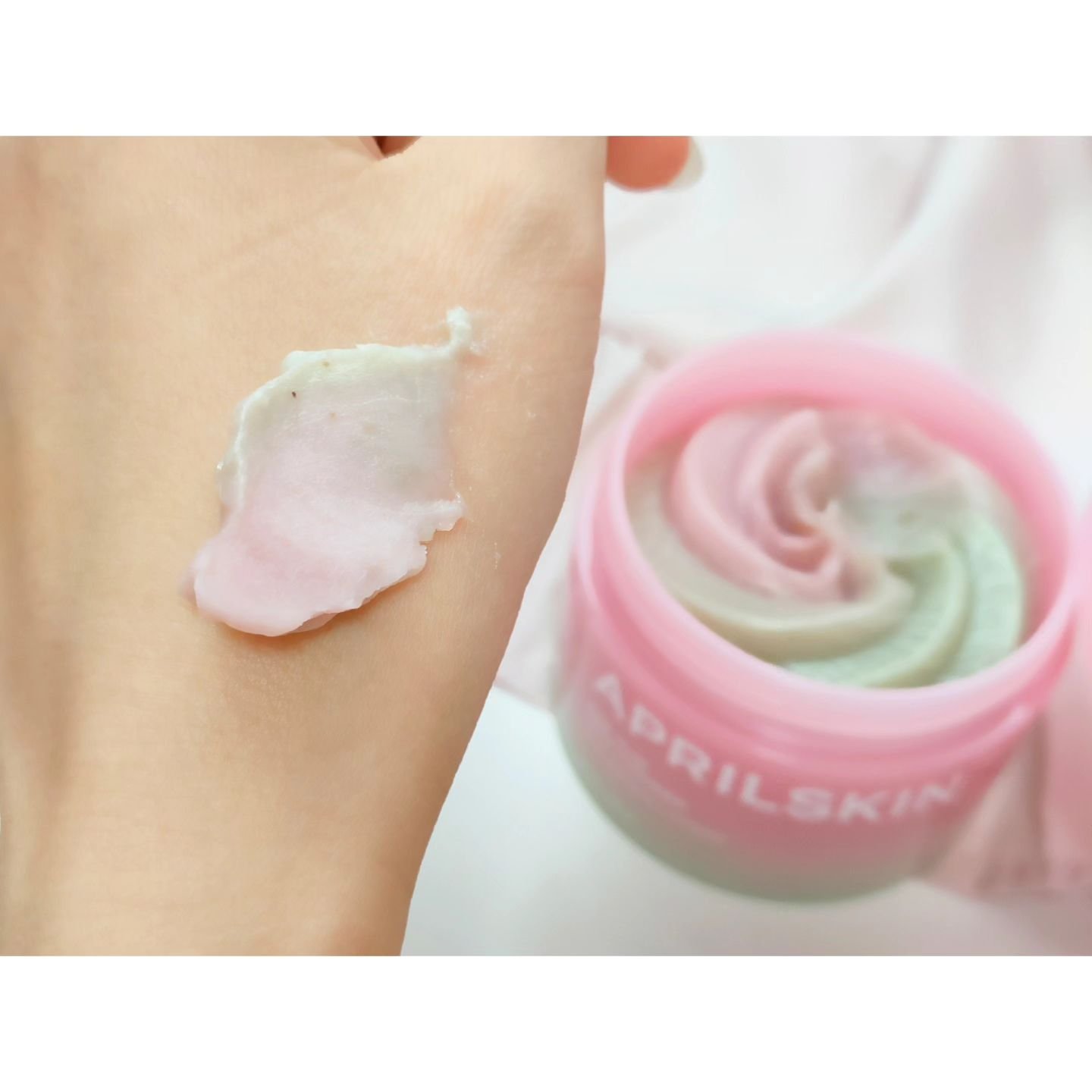 ピンクアロエメレンゲクレンザー/APRILSKIN/その他洗顔料を使ったクチコミ（3枚目）