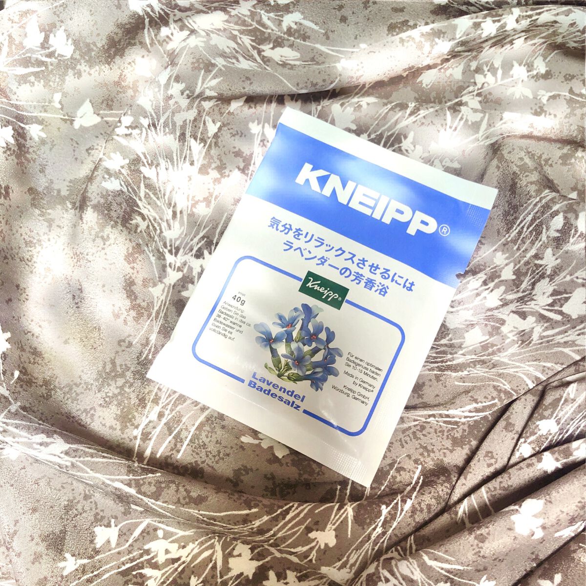 クナイプ バスソルト ラベンダーの香り/クナイプ/無機塩系入浴剤を使ったクチコミ（1枚目）