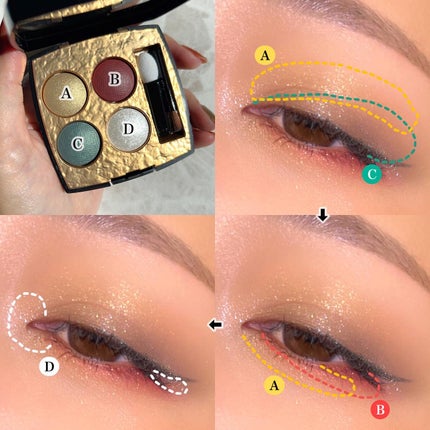 レ キャトル オンブル ビザンス /CHANEL/アイシャドウパレットを使ったクチコミ(5枚目)