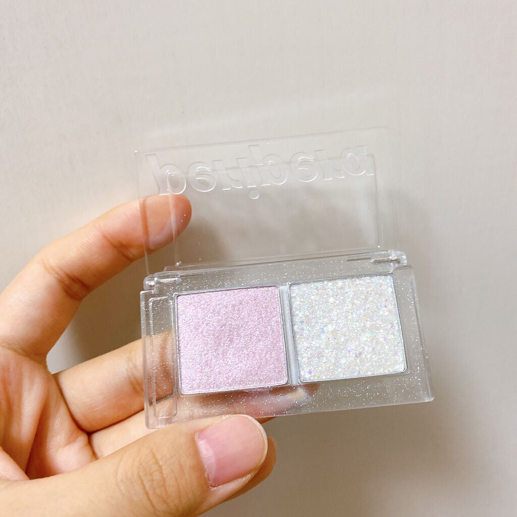 デュオ ポケット グリッター シャドウ/PERIPERA/アイシャドウパレットを使ったクチコミ(3枚目)