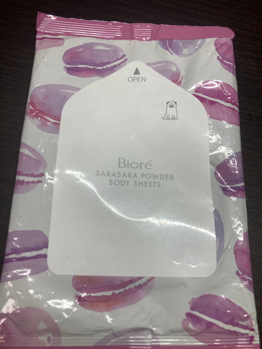 さらさらパウダーシート さわやかせっけんの香り/ビオレ/ボディシートを使ったクチコミ(1枚目)