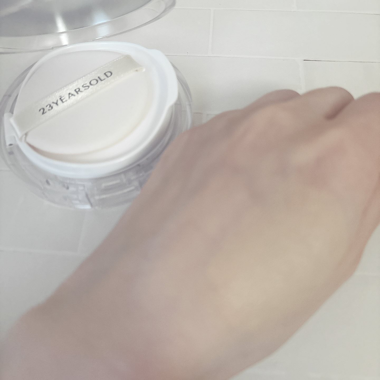 ハートリーフシーンカバークッション/23years old/クッションファンデーションを使ったクチコミ（3枚目）