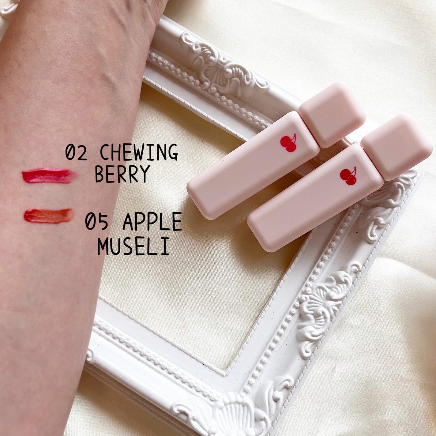 チューインガムベルベットティント/KIRSH(キルシー)/リップティントを使ったクチコミ(2枚目)