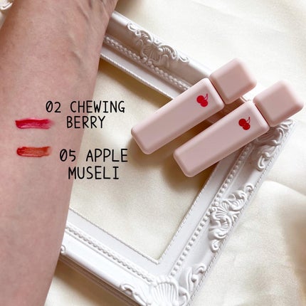 チューインガムベルベットティント/KIRSH(キルシー)/リップティントを使ったクチコミ(2枚目)