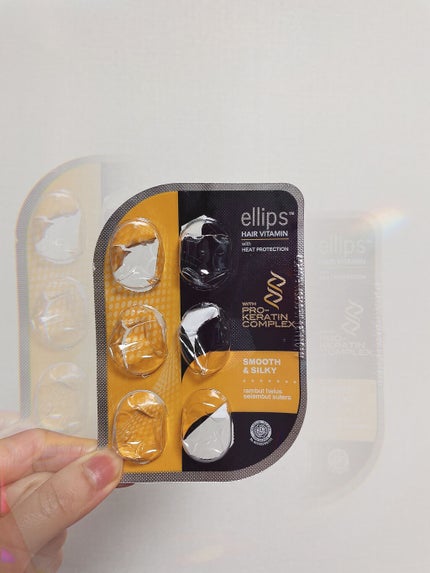 ヘアーオイル【スムース&シャイニー】/ellips/ヘアオイルを使ったクチコミ(4枚目)