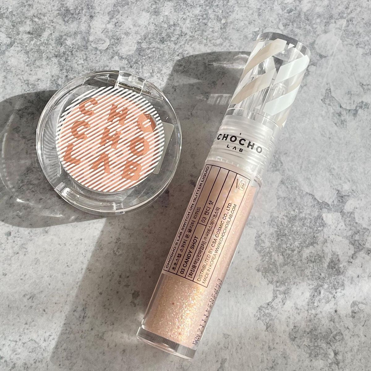 スウィッチオン グリッターリキッド/CHOCHOSLAB/グリッターを使ったクチコミ（3枚目）