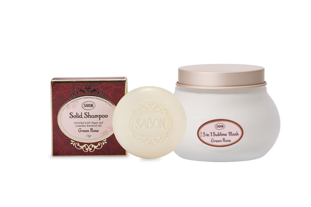 モイスチャライジングヘアケアキット グリーン ・ ローズ