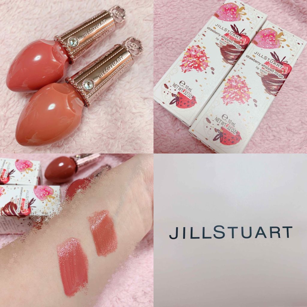 ストロベリーホイップ ルージュ/JILL STUART/口紅を使ったクチコミ（1枚目）