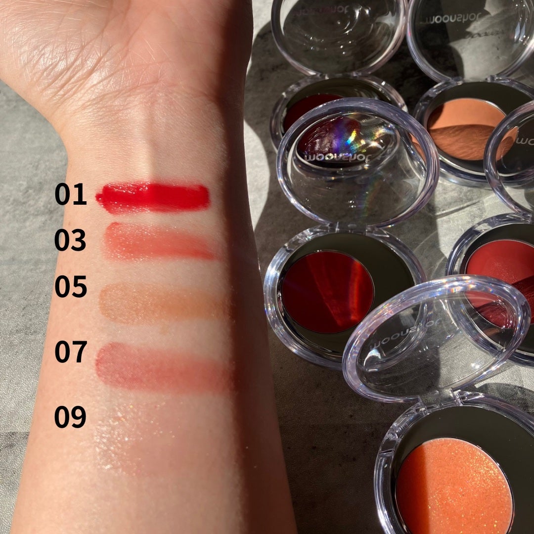 メルティングムードリップ&チーク/moonshot/ジェル・クリームチークを使ったクチコミ(3枚目)