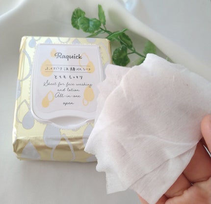 ふくだけ洗顔水シート/ラクイック/化粧水を使ったクチコミ(4枚目)
