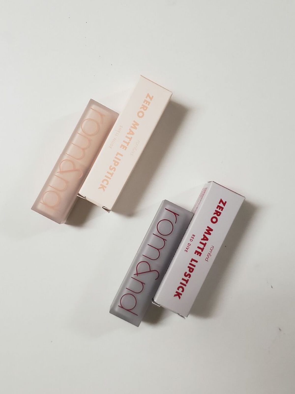 ゼロマットリップスティック/rom&nd/口紅を使ったクチコミ（1枚目）