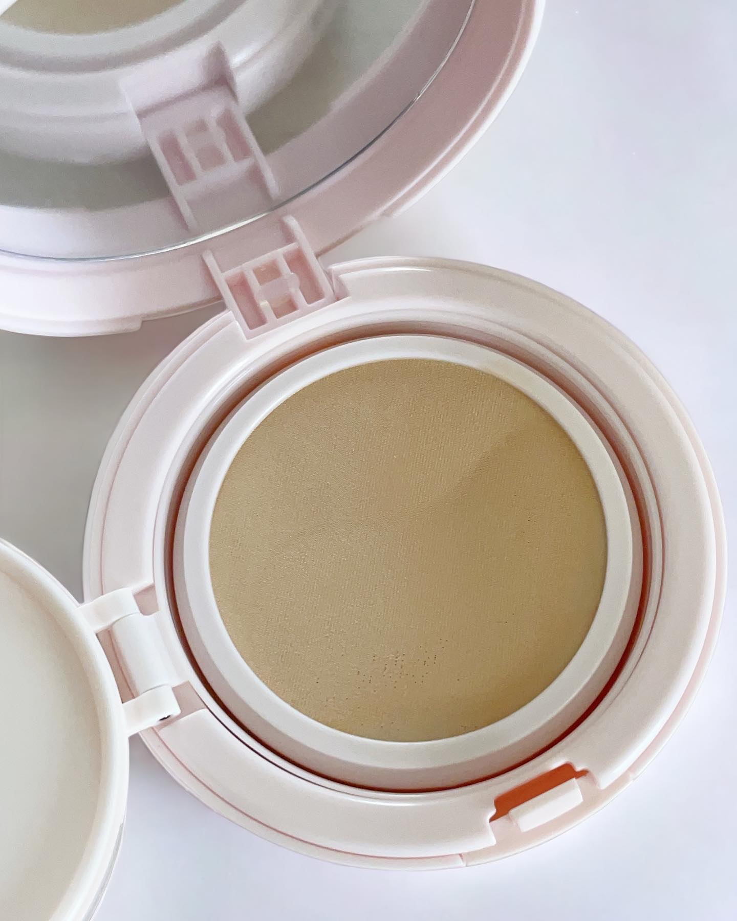 アクアリー スキンウェア カバー 03 ミディアムベージュ/ESPRIQUE/クッションファンデーションを使ったクチコミ（3枚目）