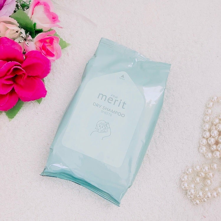 メリット ドライシャンプーシート すっきり爽快タイプ/メリット/ドライシャンプーを使ったクチコミ(1枚目)