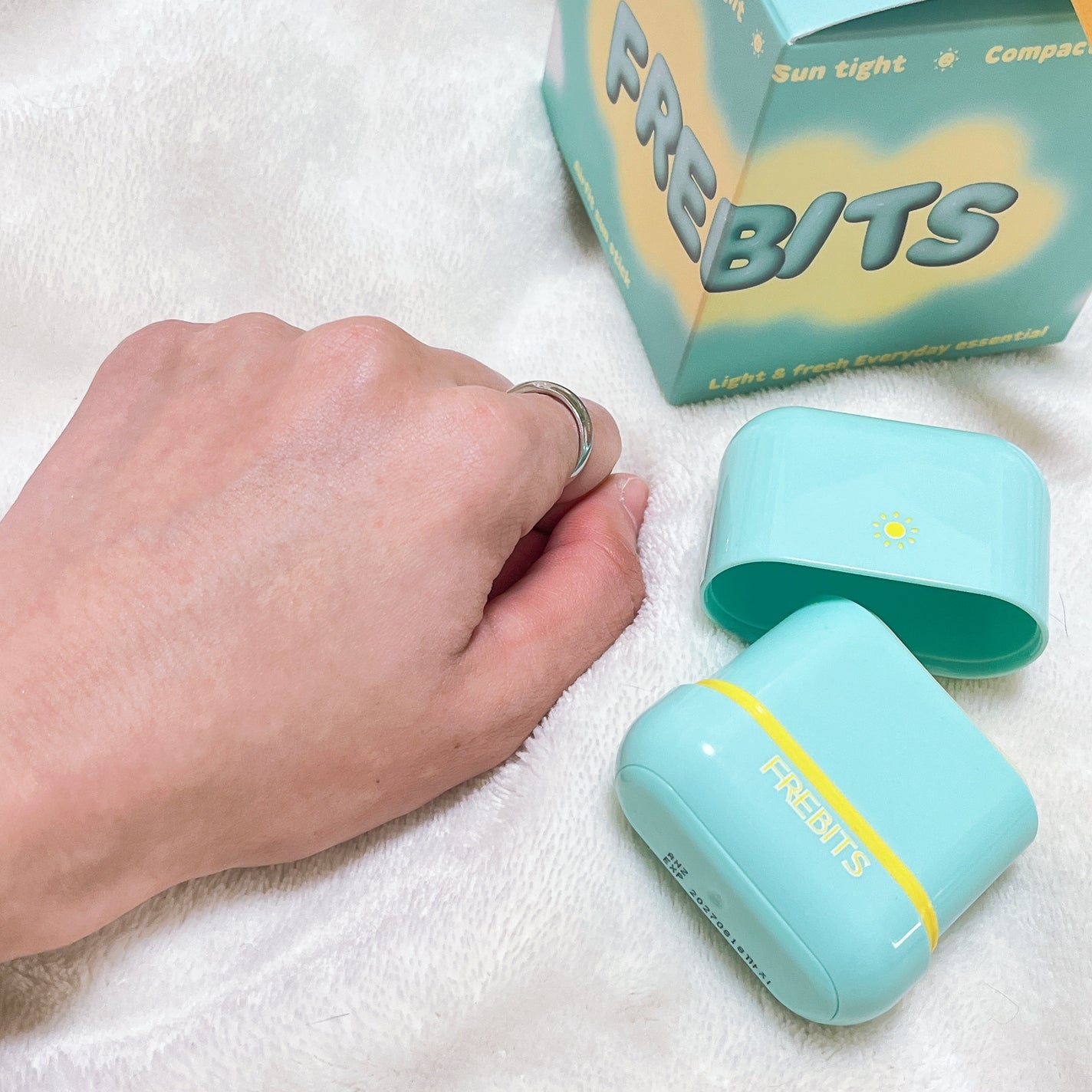 Air fit Sunstick/frebits/日焼け止めスティックを使ったクチコミ(2枚目)