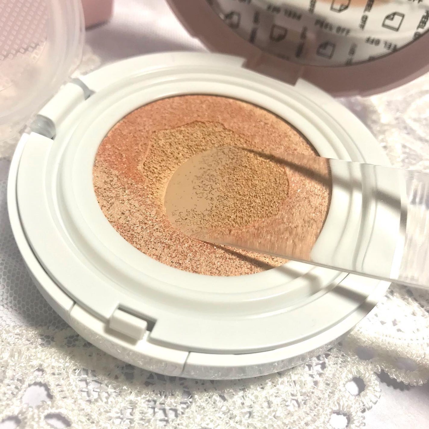 F5 リフレッシュクッション/keybo/クッションファンデーションを使ったクチコミ(3枚目)