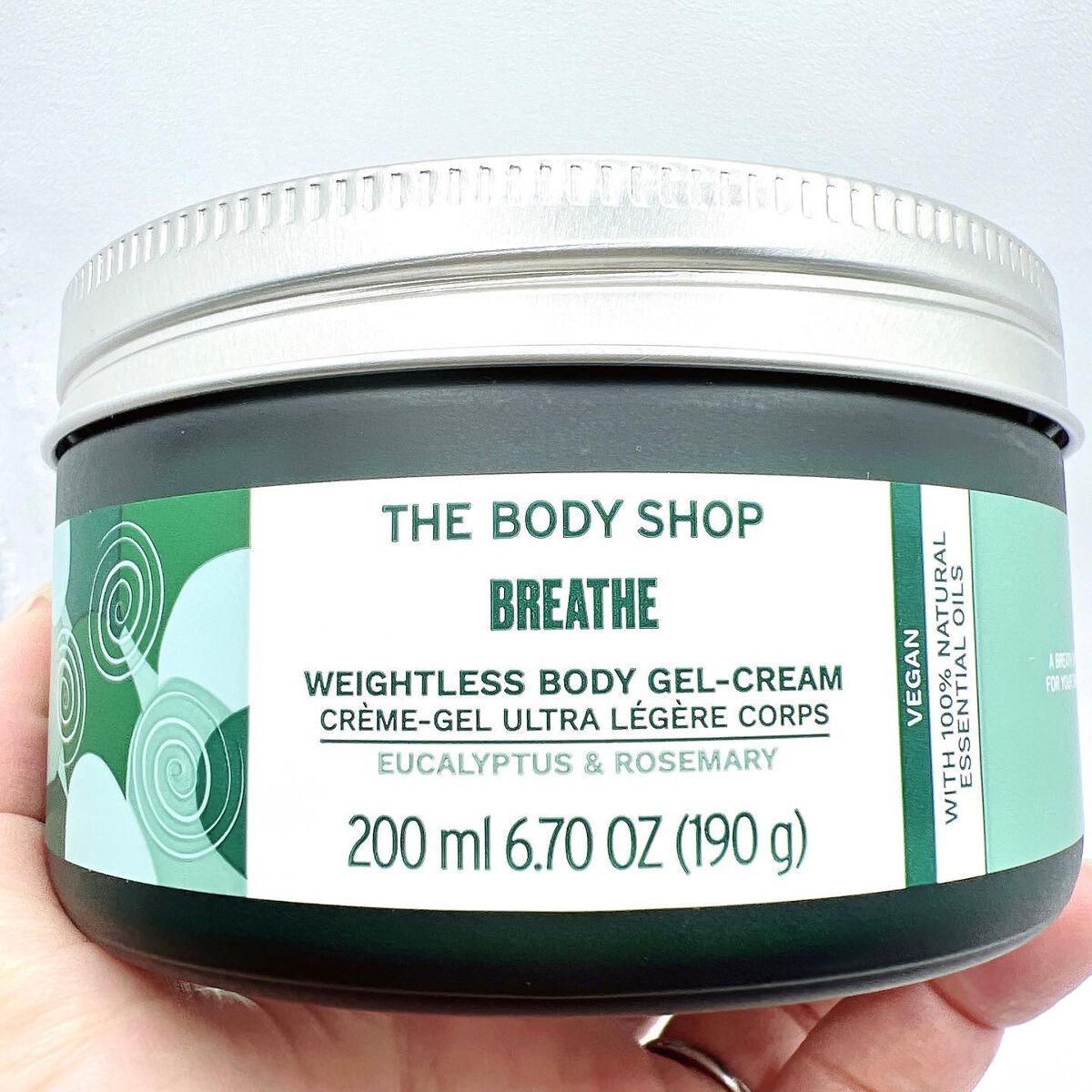 ウェルネス ボディジェルクリーム ユーカリ& ローズマリー/THE BODY SHOP/ボディクリームを使ったクチコミ（2枚目）