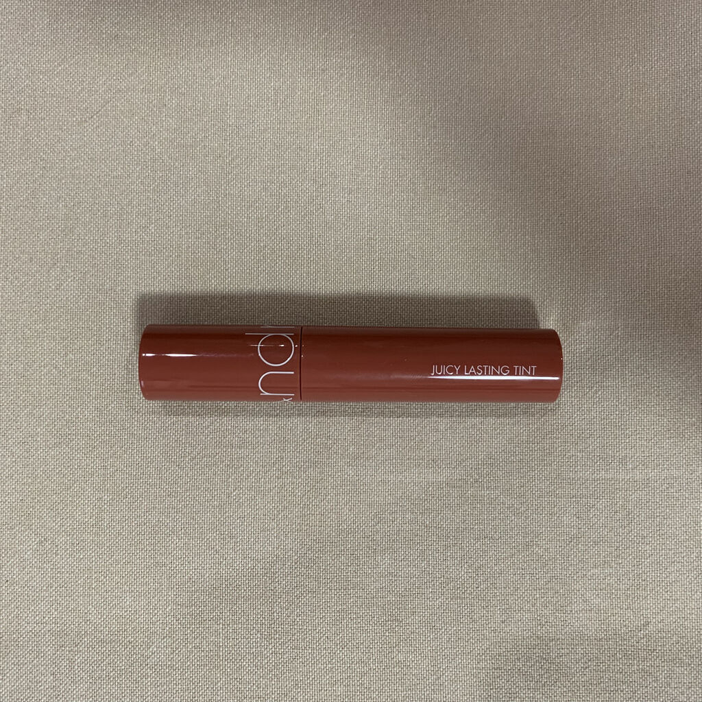 ジューシーラスティングティント 18 マルドピーチ(MULLED PEACH)/rom&nd/リップティントを使ったクチコミ（1枚目）