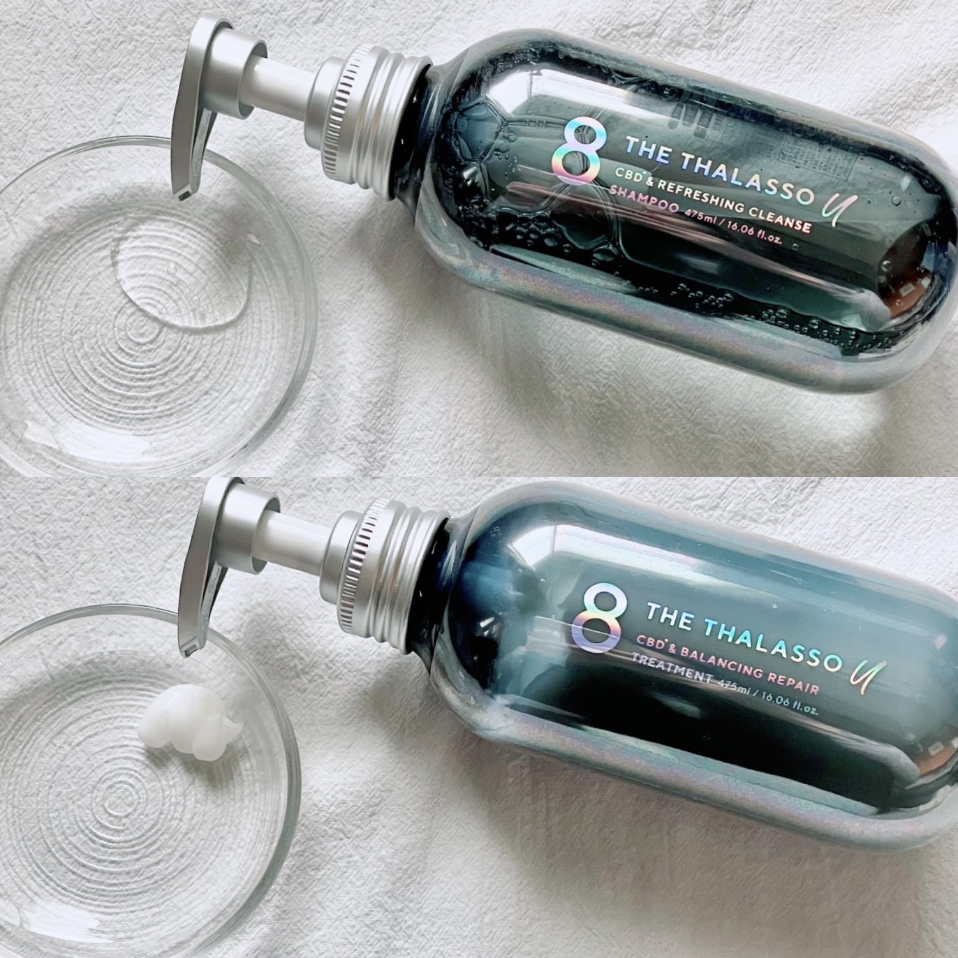 エイトザタラソ ユー CBD＆リフレッシング クレンズ 美容液シャンプー／CBD＆バランシング ダメージリペア 美容液ヘアトリートメント/エイトザタラソ/市販シャンプーを使ったクチコミ（2枚目）